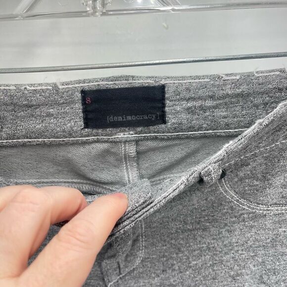 Denimocracy Womens Casual Pull On Stylish Trendy Lightweight Leggings Small Gray - Picture 3 of 11